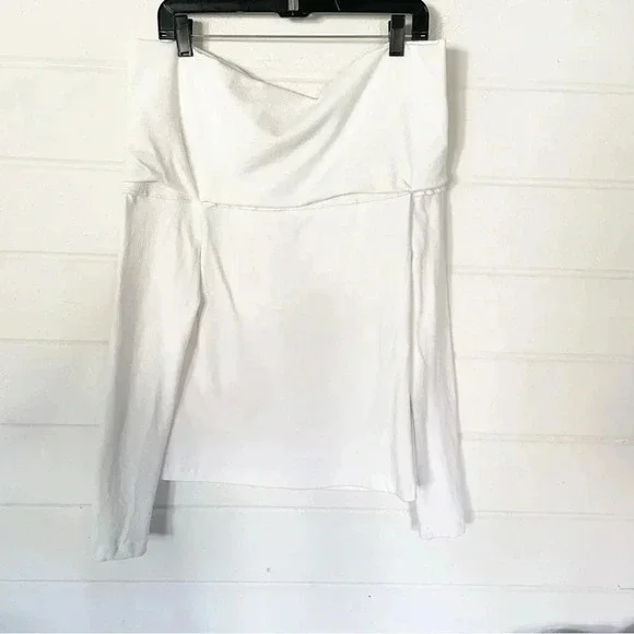 EUC Club Monaco Tabbie Off-the-Shoulder Top in White Size Medium - Picture 5 of 10